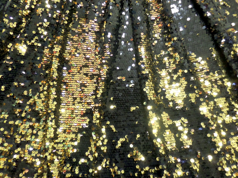 3.Gold-Black Two Tone Sequins